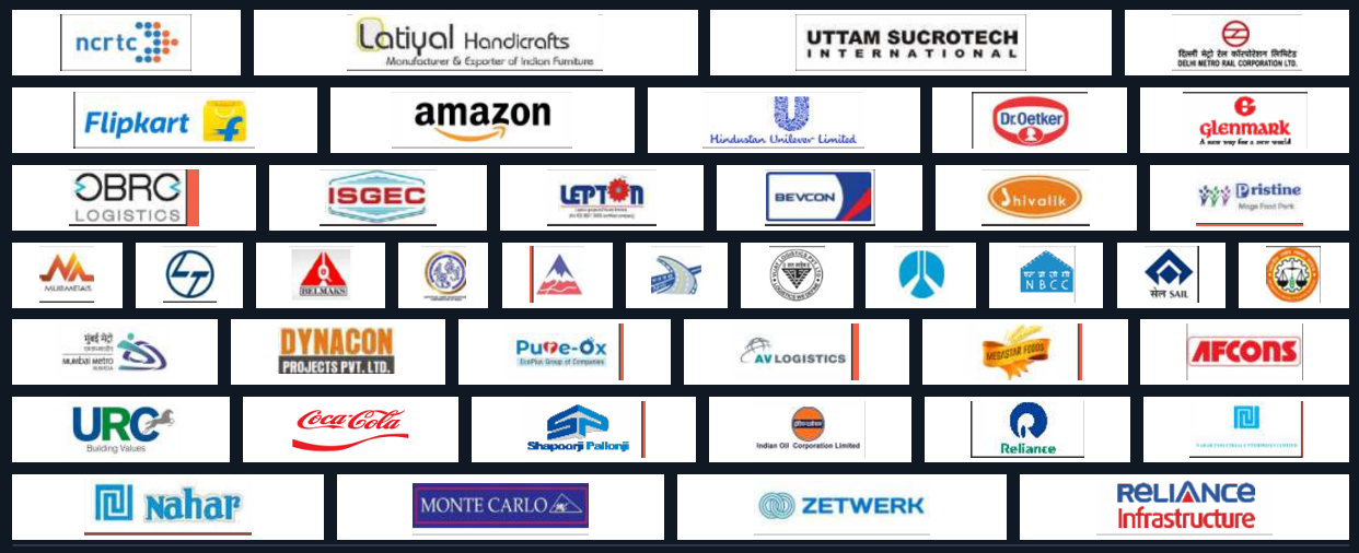 Pre-engineered buildings client logos